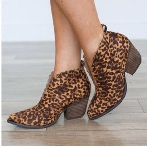 Coconuts By Matisse Leopard Print Booties